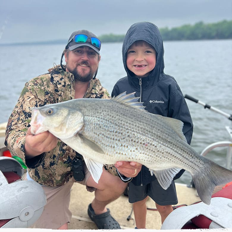 Captain Brian Halloway Displaying A Successful Fishing Catch